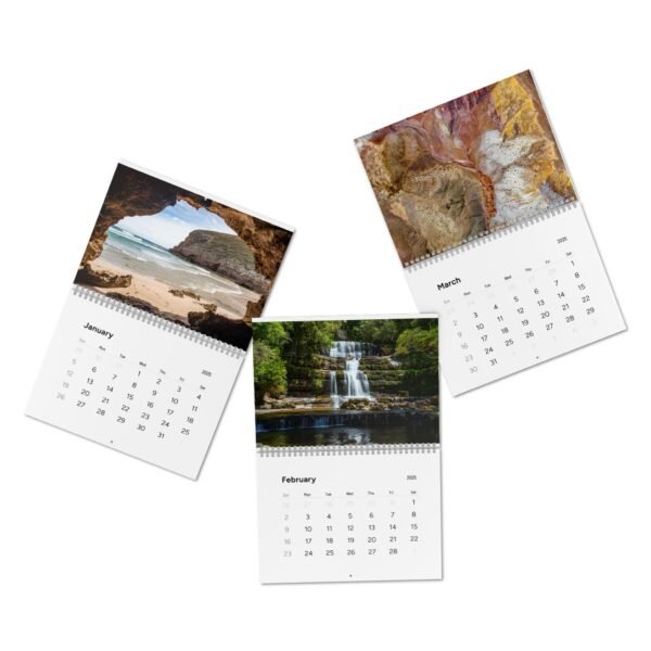 Nature-Inspired 2025 Wall Calendar - Monthly Scenic Views - Image 8