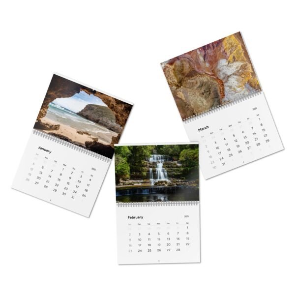 Nature-Inspired 2025 Wall Calendar - Monthly Scenic Views - Image 4